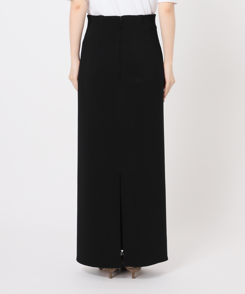 Noble（ノーブル）の「《追加》コンフォートジャージーライクタイトスカート 2（スカート・レディース・ブラック/ホワイト・40/34/36/38）」の18枚目の写真