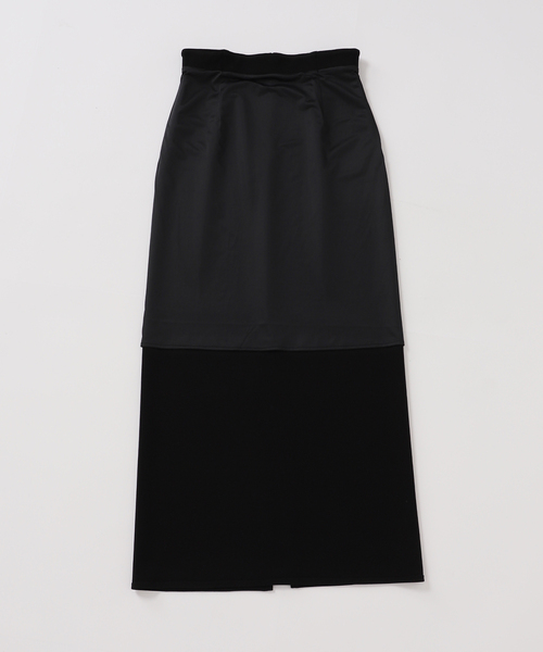 未使用【 NOBLE 】コンフォートジャージーライクタイトスカート２（36） 追加》コンフォートジャージーライクタイトスカート 2（ロング・マキシ