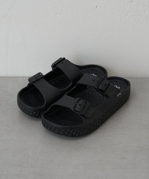 BEARDSLEY（ビアズリー）の「リカバリーサンダル(ダブルベルト)（サンダル・レディース・ベージュ/ブラック・SMALL/LARGE/MEDIUM）」の3枚目の写真