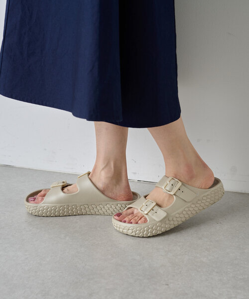 BEARDSLEY（ビアズリー）の「リカバリーサンダル(ダブルベルト)（サンダル・レディース・ベージュ/ブラック・SMALL/LARGE/MEDIUM）」の18枚目の写真