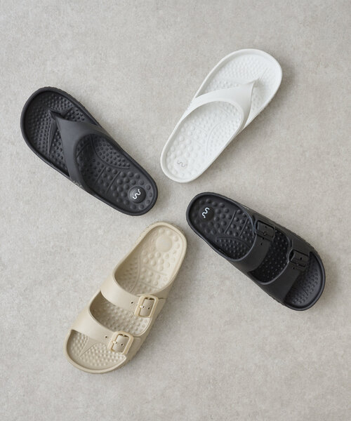 BEARDSLEY（ビアズリー）の「リカバリーサンダル(ダブルベルト)（サンダル・レディース・ベージュ/ブラック・SMALL/LARGE/MEDIUM）」の21枚目の写真