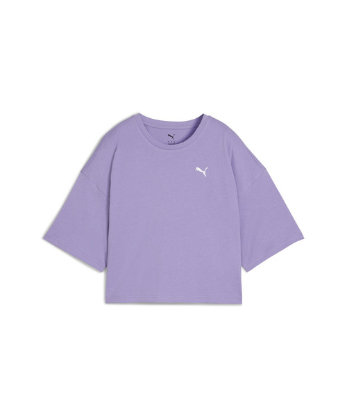 PUMA（プーマ）の「PUMA プーマ ウィメンズ ワードローブ ESS オーバーサイズ ショート 半袖 Tシ（Tシャツ/カットソー・レディース・オフホワイト/ブラック/パープル/カーキ・X-SMALL/MEDIUM/SMALL/LARGE/X-LARGE）」の17枚目の写真