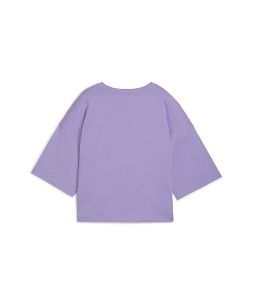 PUMA（プーマ）の「PUMA プーマ ウィメンズ ワードローブ ESS オーバーサイズ ショート 半袖 Tシ（Tシャツ/カットソー・レディース・オフホワイト/ブラック/パープル/カーキ・X-SMALL/MEDIUM/SMALL/LARGE/X-LARGE）」の18枚目の写真