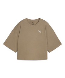 PUMA プーマ ウィメンズ ワードローブ ESS オーバーサイズ ショート 半袖 Tシ