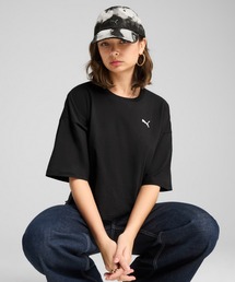 PUMA プーマ ウィメンズ ワードローブ ESS オーバーサイズ ショート 半袖 Tシ