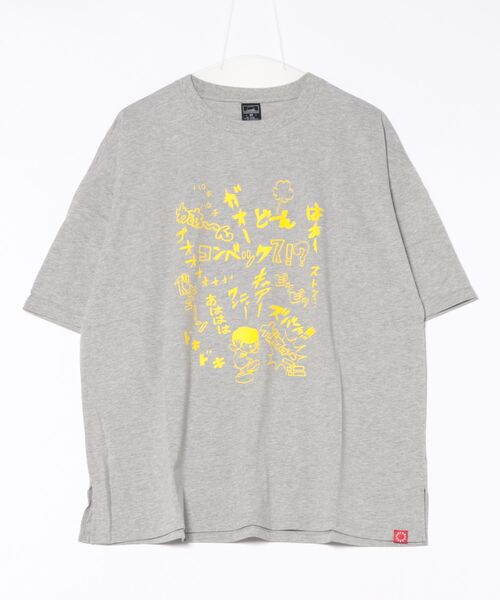 CONVEX（コンベックス）の「ｵﾉﾏﾄﾍﾟWIDE-T(大人)（Tシャツ/カットソー・メンズ・オフホワイト/杢グレー/チャコールグレー・LARGE/MEDIUM）」の3枚目の写真