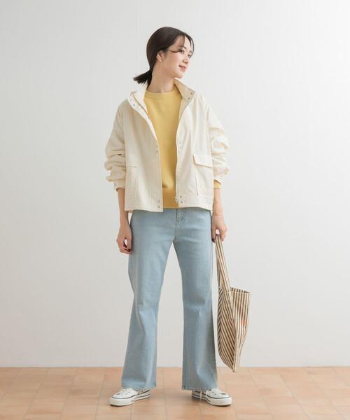 URBAN RESEARCH DOORS（アーバンリサーチドアーズ）の「ショート丈マウンテンパーカー（マウンテンパーカー・レディース・チャコールグレー/アイボリー・MEDIUM）」の22枚目の写真