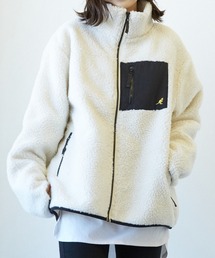 KANGOL（カンゴール）の「【RS】【KANGOL】ハイネック　ボアジップジャケット（ブルゾン）」