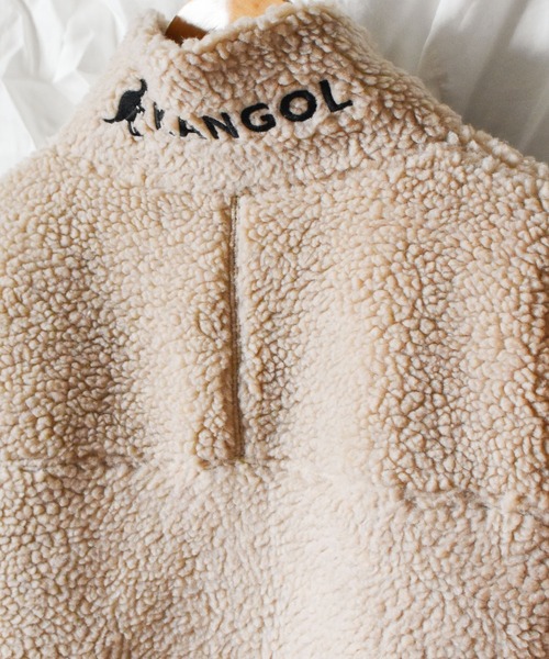 KANGOL（カンゴール）の「【RS】【KANGOL】ハイネック　ボアジップジャケット（ブルゾン・レディース・モカ/ホワイト/その他/ブラック/ベージュ・MEDIUM/LARGE/X-LARGE）」の13枚目の写真
