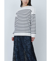 ROYAL MER（ロワイヤルメール）の「＜ROYAL MER (ロワイヤル メール)＞“AIME”バスクボーダーロンT（Tシャツ/カットソー）」