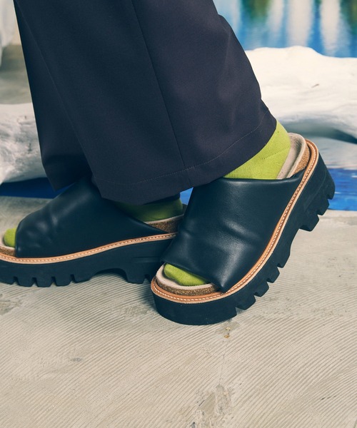 UNISEX》【SPECIAL SHOES FACTORY COLLABORATION】Cork Sole Shower