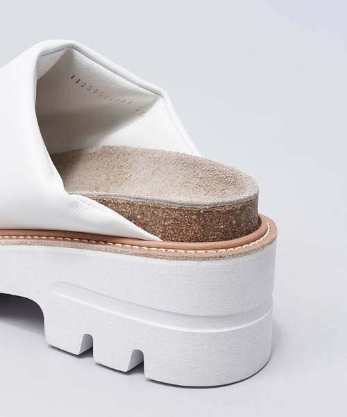 プランプソールサンダル ホワイト MAISON SPECIAL メゾンスペシャル MAISON SPECIAL サンダル 「UNISEX」「SPECIAL SHOES FACTORY