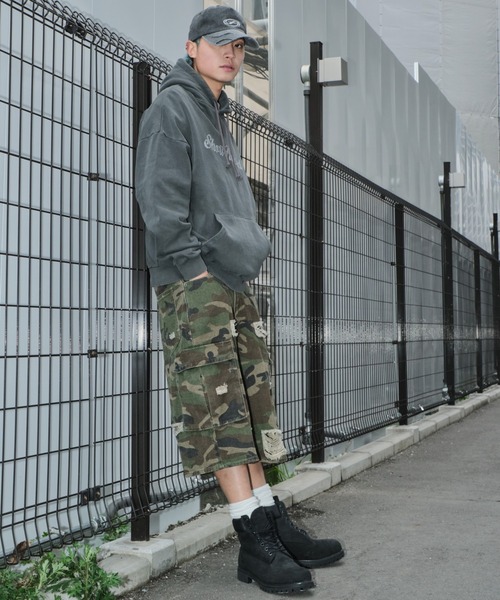 SHORT ROUND（ショートラウンド）の「SHORT ROUND/スーパーバギーカモフラカーゴショーツ（カーゴパンツ・メンズ・その他1・LARGE/MEDIUM）」の9枚目の写真