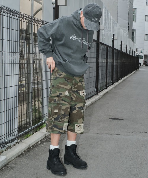 SHORT ROUND（ショートラウンド）の「SHORT ROUND/スーパーバギーカモフラカーゴショーツ（カーゴパンツ・メンズ・その他1・LARGE/MEDIUM）」の10枚目の写真
