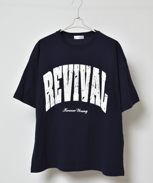 spiritoso（スピリトーゾ）の「【spiritoso】REVIVAL 発泡PTビッグシルエットTシャツ（Tシャツ/カットソー・レディース・ネイビー/ブラック/ホワイト・LARGE/MEDIUM）」の12枚目の写真