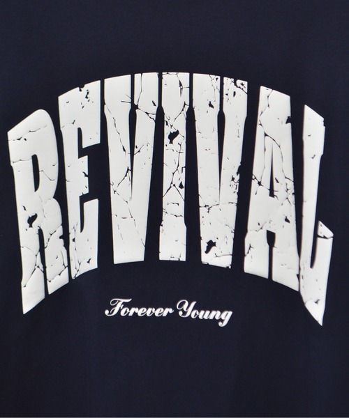 spiritoso（スピリトーゾ）の「【spiritoso】REVIVAL 発泡PTビッグシルエットTシャツ（Tシャツ/カットソー・レディース・ネイビー/ブラック/ホワイト・LARGE/MEDIUM）」の13枚目の写真
