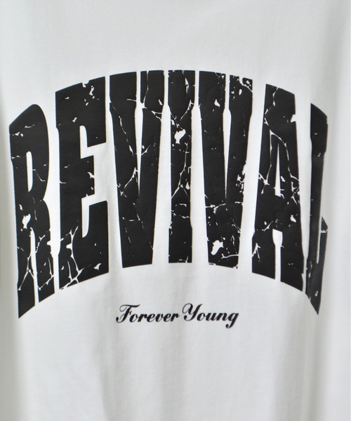 spiritoso（スピリトーゾ）の「【spiritoso】REVIVAL 発泡PTビッグシルエットTシャツ（Tシャツ/カットソー・レディース・ネイビー/ブラック/ホワイト・LARGE/MEDIUM）」の10枚目の写真