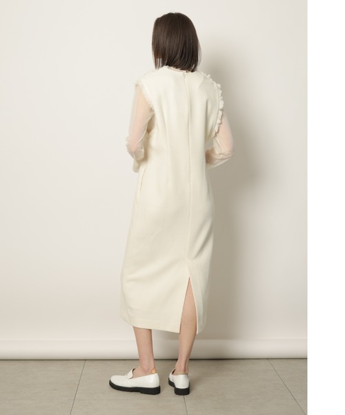 CADUNE（カデュネ）の「ツィードベストワンピース（ワンピース）」 - WEAR