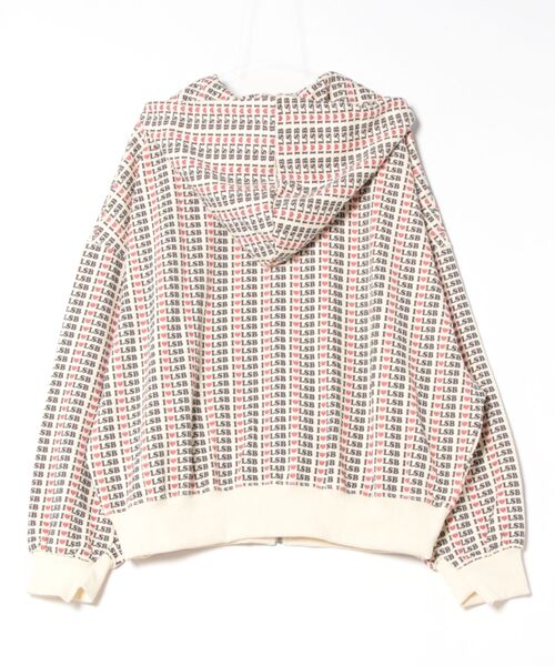 Little sunny bite(リトルサニーバイト)の「/Little sunny bite/I love LSB hoodie(パーカー・レディース・オレンジ/ピンク/アイボリー・MEDIUM/SMALL)」の5枚目の写真