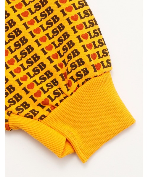 Little sunny bite(リトルサニーバイト)の「/Little sunny bite/I love LSB hoodie(パーカー・レディース・オレンジ/ピンク/アイボリー・MEDIUM/SMALL)」の8枚目の写真