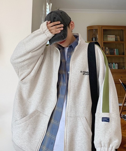 NOWLE(ノウル)の「【NOWLE】ラインデザイン フルジップ スウェット(スウェット・メンズ・グレー/ブラック/アッシュ・X-LARGE/LARGE/MEDIUM)」の22枚目の写真