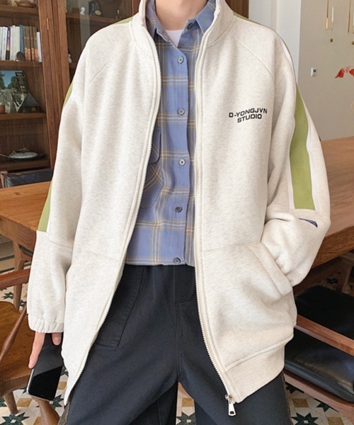 NOWLE(ノウル)の「【NOWLE】ラインデザイン フルジップ スウェット(スウェット・メンズ・グレー/ブラック/アッシュ・X-LARGE/LARGE/MEDIUM)」の14枚目の写真