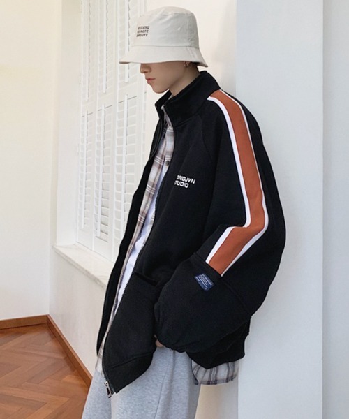 NOWLE(ノウル)の「【NOWLE】ラインデザイン フルジップ スウェット(スウェット・メンズ・グレー/ブラック/アッシュ・X-LARGE/LARGE/MEDIUM)」の8枚目の写真