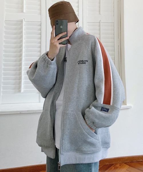 NOWLE(ノウル)の「【NOWLE】ラインデザイン フルジップ スウェット(スウェット・メンズ・グレー/ブラック/アッシュ・X-LARGE/LARGE/MEDIUM)」の6枚目の写真