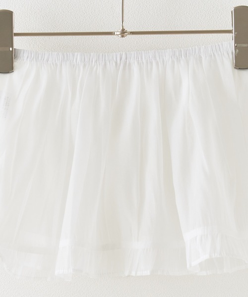 ROOPTOKYO（ループトウキョウ）の「シアー素材 ミニスカート（スカート・レディース・アイボリー・FREE）」の7枚目の写真