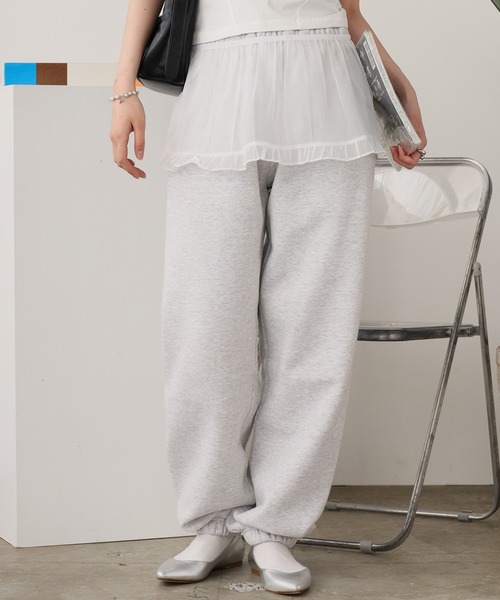 ROOPTOKYO（ループトウキョウ）の「シアー素材 ミニスカート（スカート・レディース・アイボリー・FREE）」の18枚目の写真