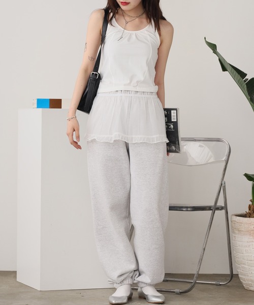 ROOPTOKYO（ループトウキョウ）の「シアー素材 ミニスカート（スカート・レディース・アイボリー・FREE）」の20枚目の写真