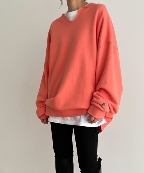 「CANAL JEAN」 「choice_cnl」スウェットカットソー ONE SIZE オレンジ レディース セール/ブランド古着】【choice_cnl】スウェットカットソー