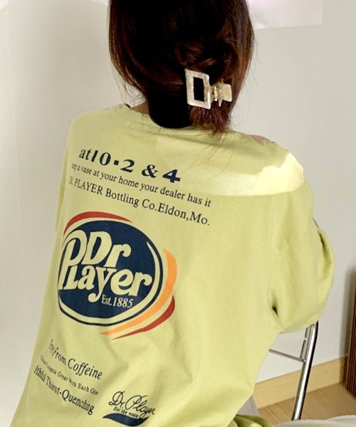 ARCHIVER(アーカイバ)の「【Bz】カラーBIGTシャツ Dr Player(MA/EK107)(Tシャツ/カットソー・レディース・ブラック/ホワイト/グリーン/パープル・FREE)」の21枚目の写真