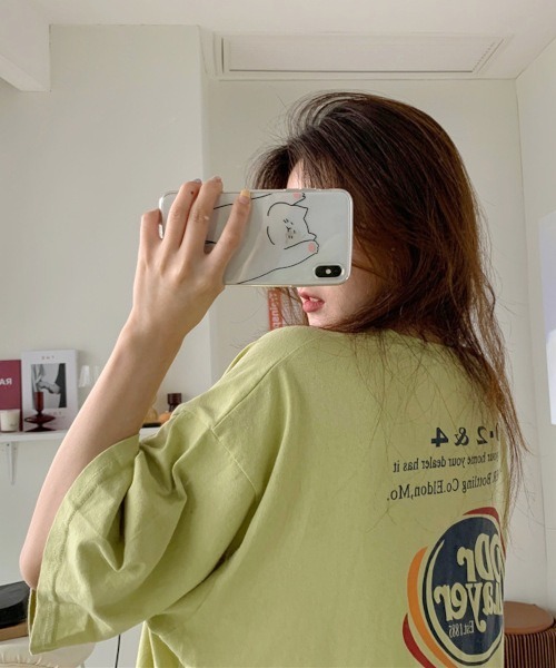 ARCHIVER(アーカイバ)の「【Bz】カラーBIGTシャツ Dr Player(MA/EK107)(Tシャツ/カットソー・レディース・ブラック/ホワイト/グリーン/パープル・FREE)」の18枚目の写真