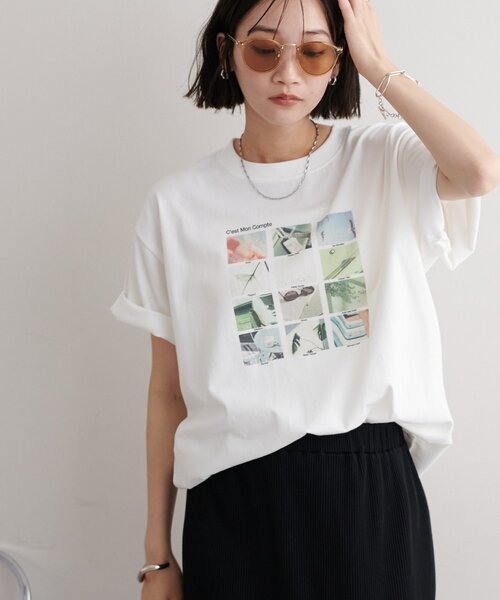 tシャツ ユニセックスプリントトップス レディース ユニセックス)プリントラグランTシャツ | ファッション通販
