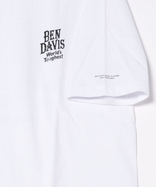 BEN DAVIS(ベンデイビス)の「BEN DAVIS/ベンデイビス ワンポイントロゴ刺繍 バックプリント半袖Tシャツ レディース メンズ(Tシャツ/カットソー・メンズ・ブラック/ネイビー/ブルー系その他/ホワイト/ホワイト系その他/ブラック系その他・M/L/XL)」の20枚目の写真
