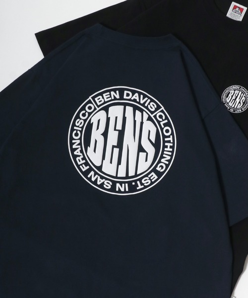BEN DAVIS(ベンデイビス)の「BEN DAVIS/ベンデイビス ワンポイントロゴ刺繍 バックプリント半袖Tシャツ レディース メンズ(Tシャツ/カットソー・メンズ・ブラック/ネイビー/ブルー系その他/ホワイト/ホワイト系その他/ブラック系その他・M/L/XL)」の5枚目の写真