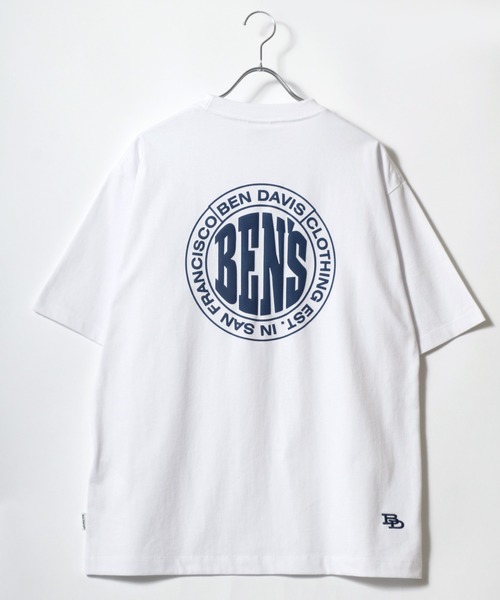 BEN DAVIS(ベンデイビス)の「BEN DAVIS/ベンデイビス ワンポイントロゴ刺繍 バックプリント半袖Tシャツ レディース メンズ(Tシャツ/カットソー・メンズ・ブラック/ネイビー/ブルー系その他/ホワイト/ホワイト系その他/ブラック系その他・M/L/XL)」の8枚目の写真