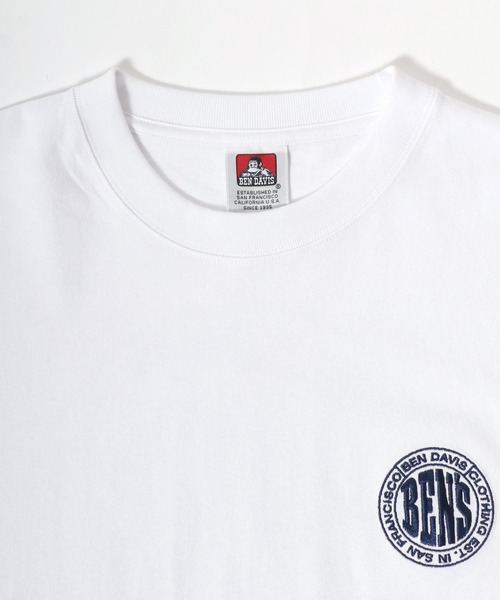 BEN DAVIS(ベンデイビス)の「BEN DAVIS/ベンデイビス ワンポイントロゴ刺繍 バックプリント半袖Tシャツ レディース メンズ(Tシャツ/カットソー・メンズ・ブラック/ネイビー/ブルー系その他/ホワイト/ホワイト系その他/ブラック系その他・M/L/XL)」の13枚目の写真
