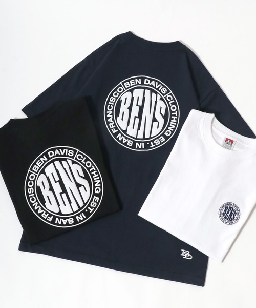 BEN DAVIS(ベンデイビス)の「BEN DAVIS/ベンデイビス ワンポイントロゴ刺繍 バックプリント半袖Tシャツ レディース メンズ(Tシャツ/カットソー・メンズ・ブラック/ネイビー/ブルー系その他/ホワイト/ホワイト系その他/ブラック系その他・M/L/XL)」の21枚目の写真