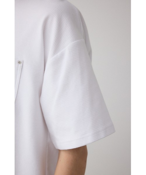 AZUL by moussy（アズールバイマウジー）の「スタッズポケットリップルTシャツ（Tシャツ/カットソー・メンズ・グレー/ブラック/ホワイト・MEDIUM/LARGE）」の12枚目の写真