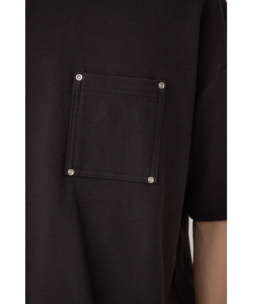 AZUL by moussy（アズールバイマウジー）の「スタッズポケットリップルTシャツ（Tシャツ/カットソー・メンズ・グレー/ブラック/ホワイト・MEDIUM/LARGE）」の21枚目の写真