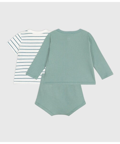 セール】ベビー3点セット（カーディガン/ボレロ）｜PETIT BATEAU