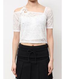 EMODA | レーススキンフィットトップ(Tシャツ/カットソー)