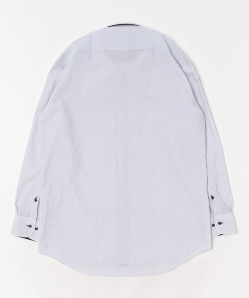 TOKYO SHIRTS(トウキョウシャツ)の「【超形態安定】 形態安定ノンアイロン ボタンダウン 長袖ビジネスワイシャツ(ビジネスシャツ・メンズ・ブルー・首回り39cm-裄丈80cm/首回り39cm-裄丈84cm/首回り41cm-裄丈82cm/首回り41cm-裄丈86cm/首回り37cm-裄丈80cm/首回り37cm-裄丈84cm/首回り42cm-裄丈82cm/首回り42cm-裄丈86cm/首回り43cm-裄丈82cm/首回り43cm-裄丈86cm)」の7枚目の写真