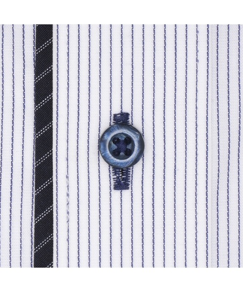 TOKYO SHIRTS(トウキョウシャツ)の「【超形態安定】 形態安定ノンアイロン ボタンダウン 長袖ビジネスワイシャツ(ビジネスシャツ・メンズ・ブルー・首回り39cm-裄丈80cm/首回り39cm-裄丈84cm/首回り41cm-裄丈82cm/首回り41cm-裄丈86cm/首回り37cm-裄丈80cm/首回り37cm-裄丈84cm/首回り42cm-裄丈82cm/首回り42cm-裄丈86cm/首回り43cm-裄丈82cm/首回り43cm-裄丈86cm)」の4枚目の写真