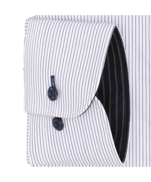 TOKYO SHIRTS(トウキョウシャツ)の「【超形態安定】 形態安定ノンアイロン ボタンダウン 長袖ビジネスワイシャツ(ビジネスシャツ・メンズ・ブルー・首回り39cm-裄丈80cm/首回り39cm-裄丈84cm/首回り41cm-裄丈82cm/首回り41cm-裄丈86cm/首回り37cm-裄丈80cm/首回り37cm-裄丈84cm/首回り42cm-裄丈82cm/首回り42cm-裄丈86cm/首回り43cm-裄丈82cm/首回り43cm-裄丈86cm)」の3枚目の写真
