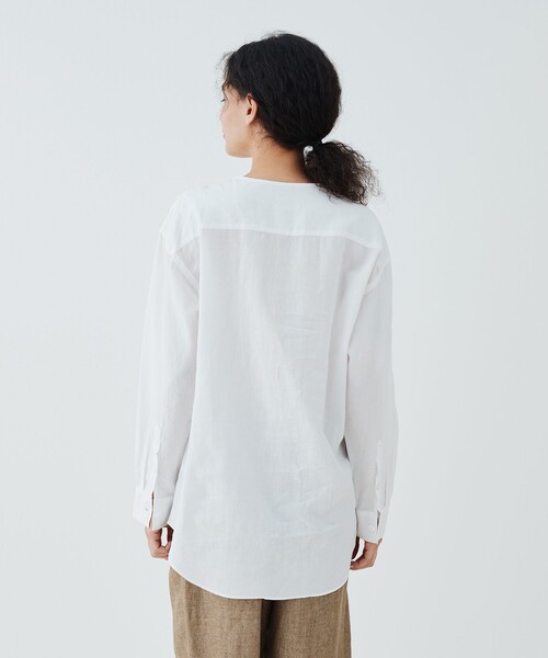 GALERIE VIE ギャルリーヴィー極美品麻100%リネンリラックスブラウス