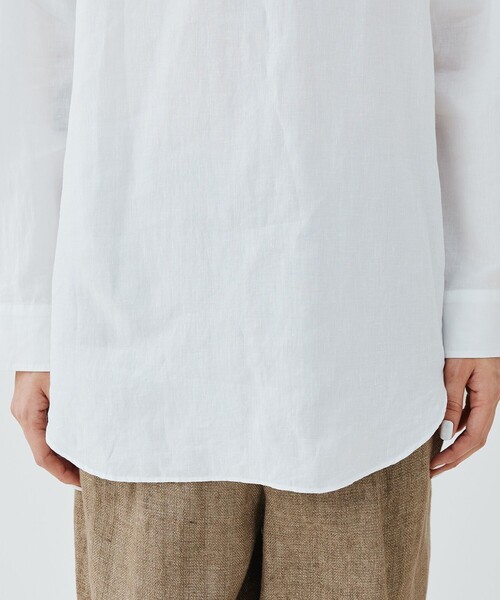 リネン クルーネックシャツ（シャツ/ブラウス）｜GALERIE VIE