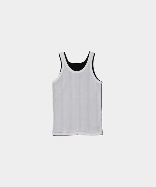 MILLER（ミラー）の「Miller flip tank-top（タンクトップ・レディース・ブラック×レッド/ブラック×ホワイト/サックスブルー/ホワイト×レッド・38）」の6枚目の写真